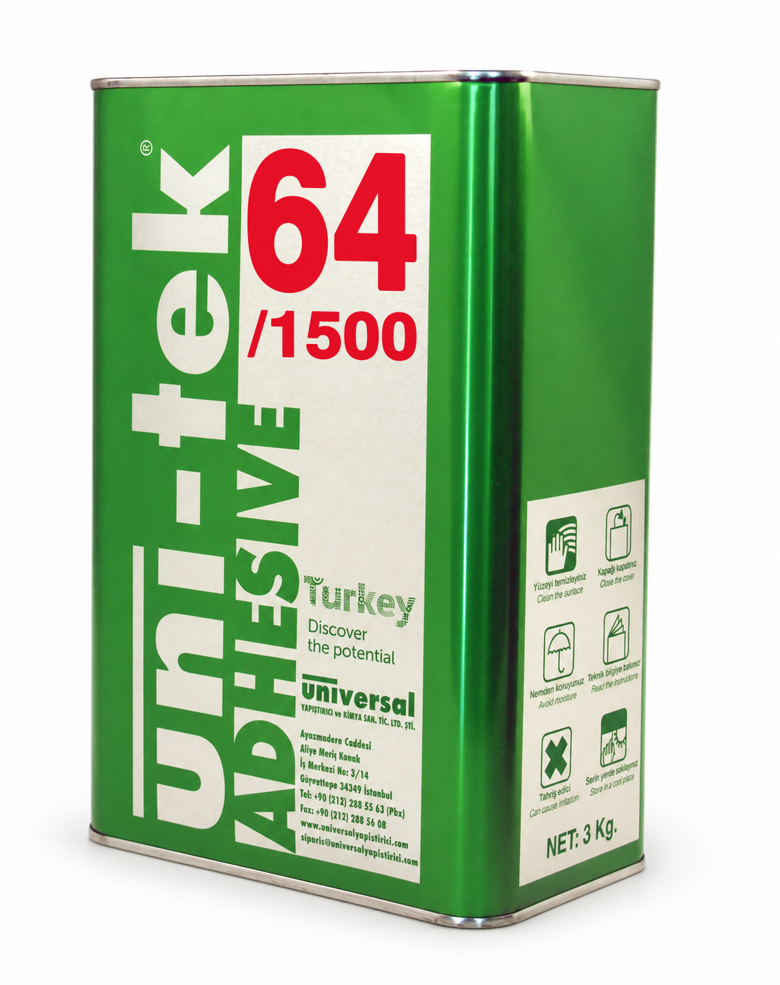 uni-tek 64/1500 — 3 kg Galon