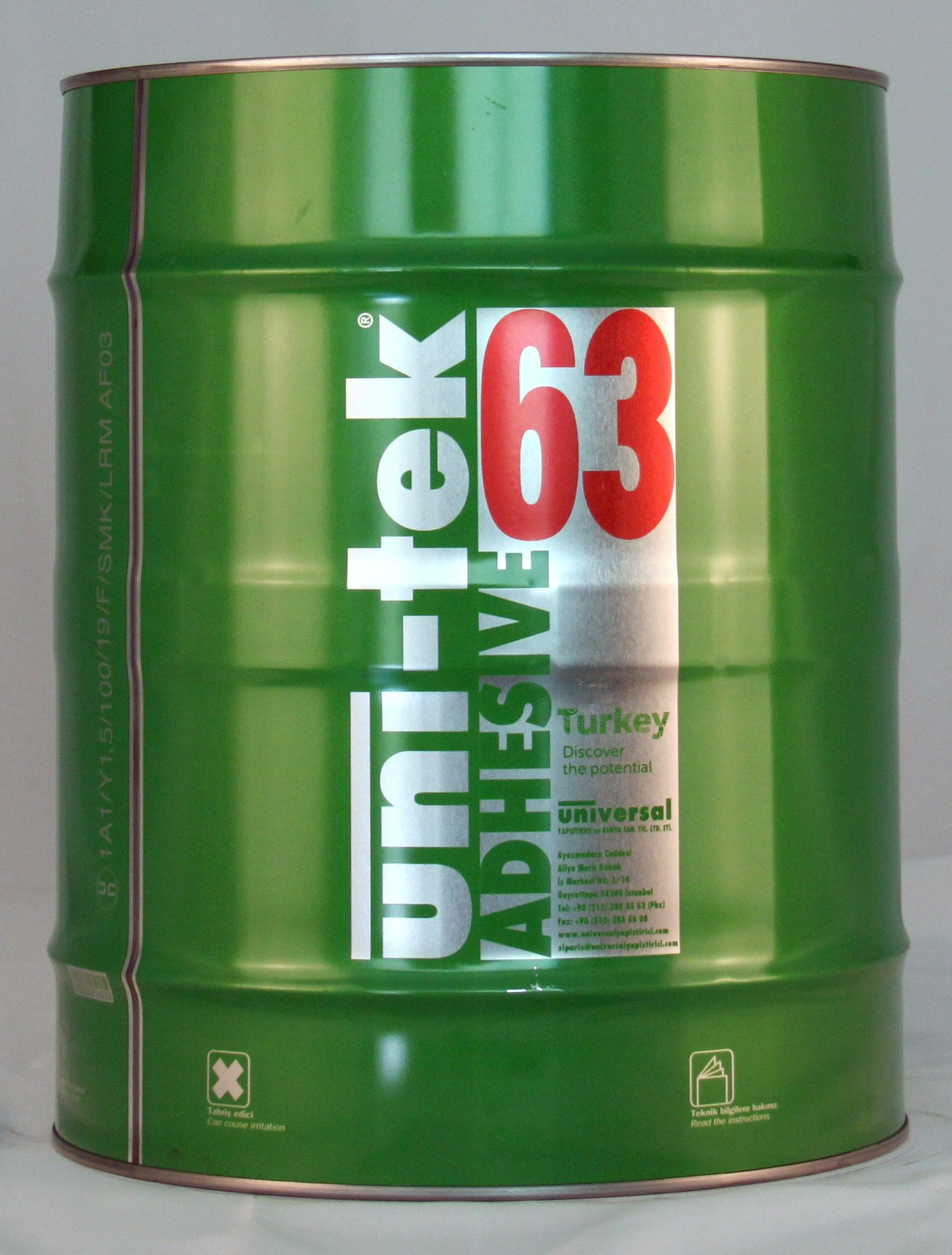 uni-tek 63 — Yuvarlak Teneke