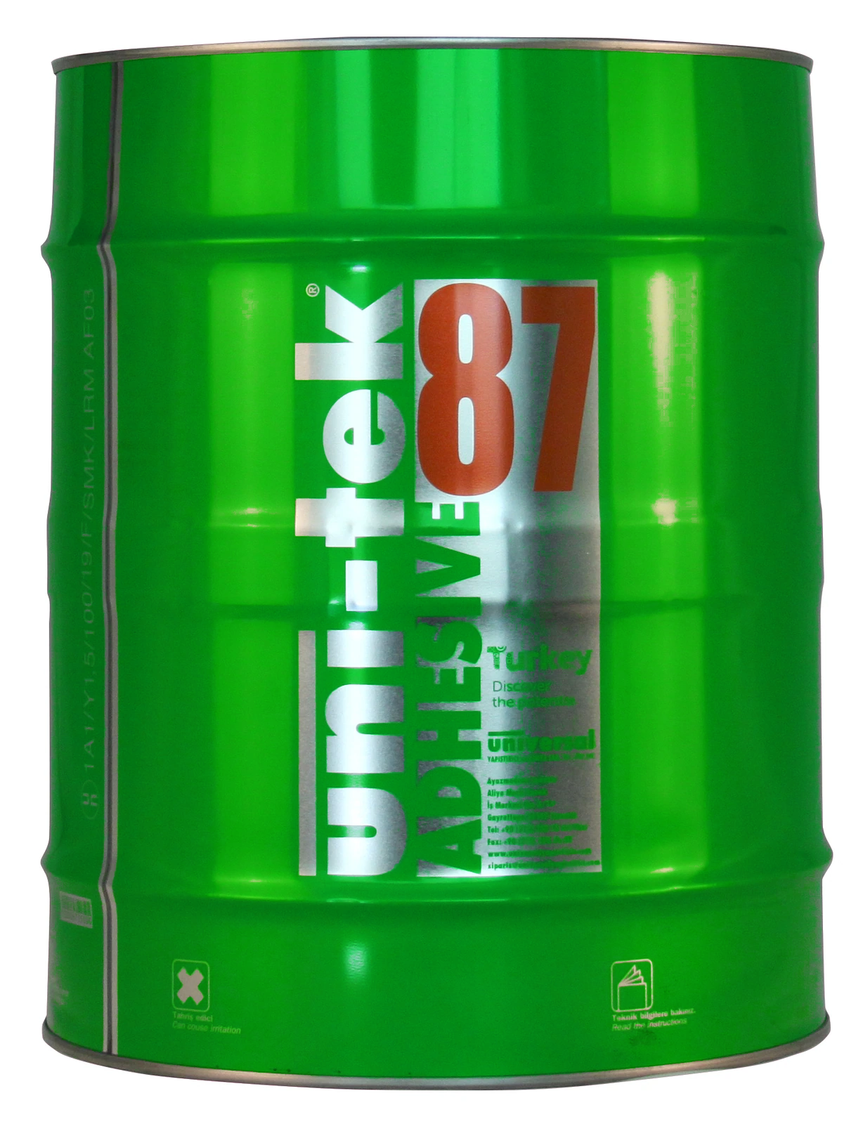 uni-tek 87 — Yuvarlak Teneke